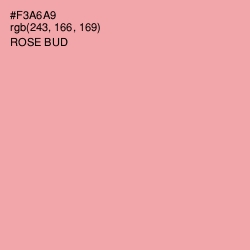 #F3A6A9 - Rose Bud Color Image